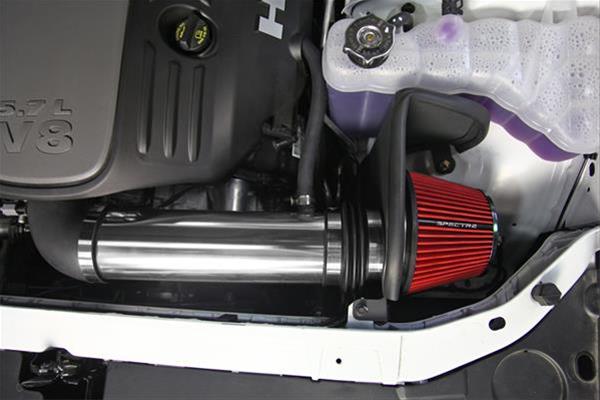 Spectre Polished Performance Air Intake 11-23 LX Cars 5.7L Hemi - Click Image to Close